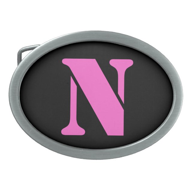 Letter N Belt Buckle (Front)