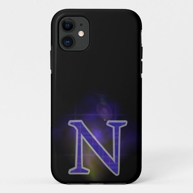 letter N Case-Mate iPhone Case (Back)