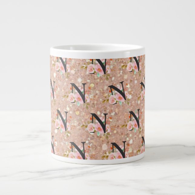 Letter N Giant Coffee Mug (Front)
