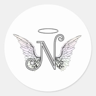 Letter N, Monogram, Name Initial Sticker for Sale by ZSak