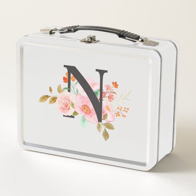 Letter N Metal Lunch Box (Front)
