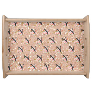 Letter N Serving Tray