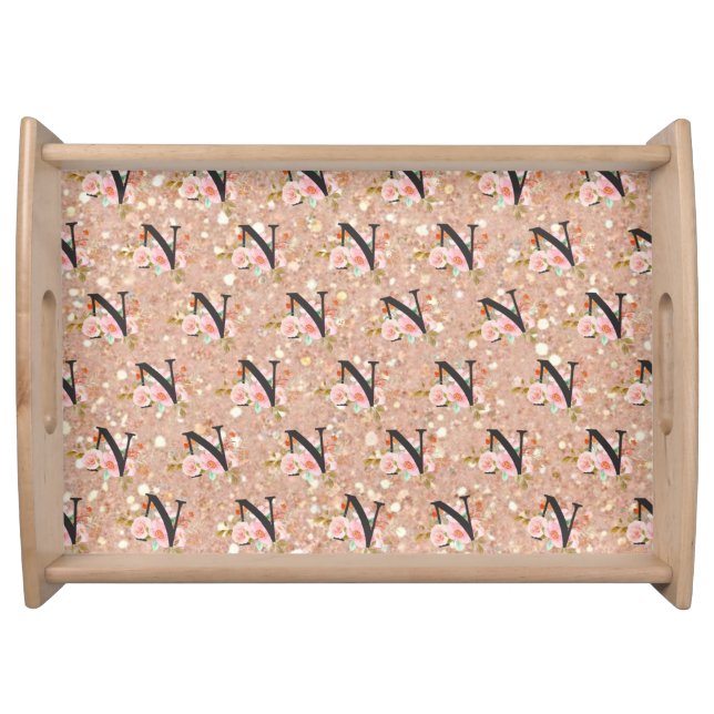 Letter N Serving Tray (Front)
