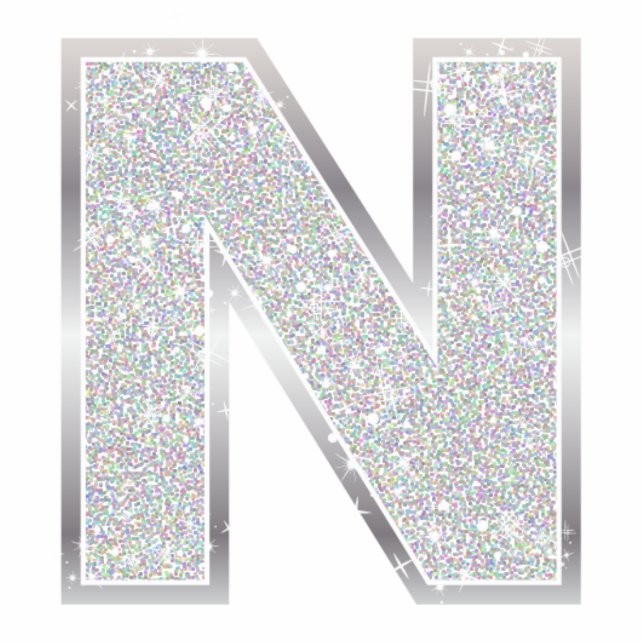 Letter N Statuette (Front)