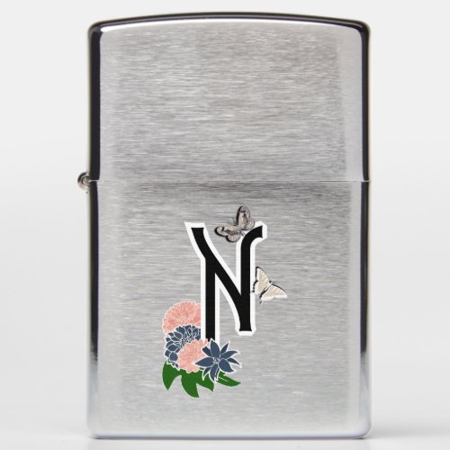 letter N  Zippo Lighter