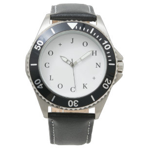 Letter Numbers Watch