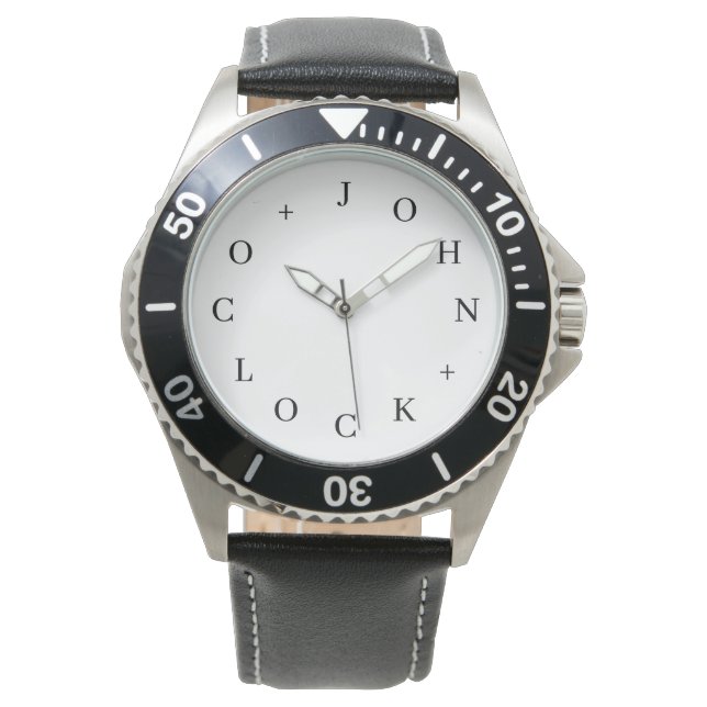 Letter Numbers Watch (Front)