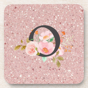 Letter O Beverage Coaster