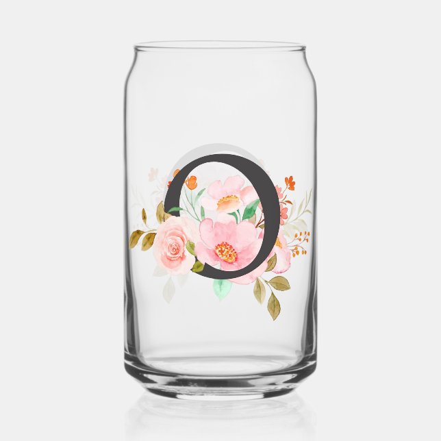 Letter O Can Glass (Front)