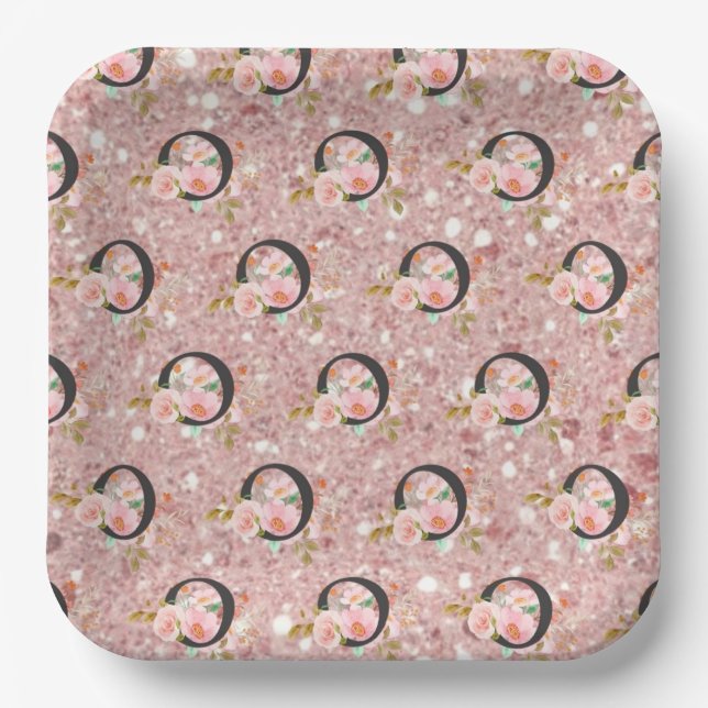 Letter O Paper Plates (Front)