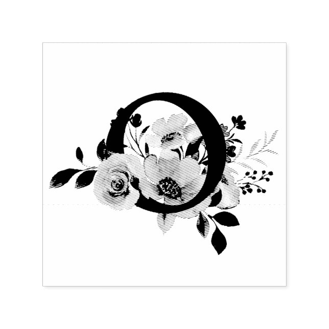 Letter O Self-inking Stamp (Design)