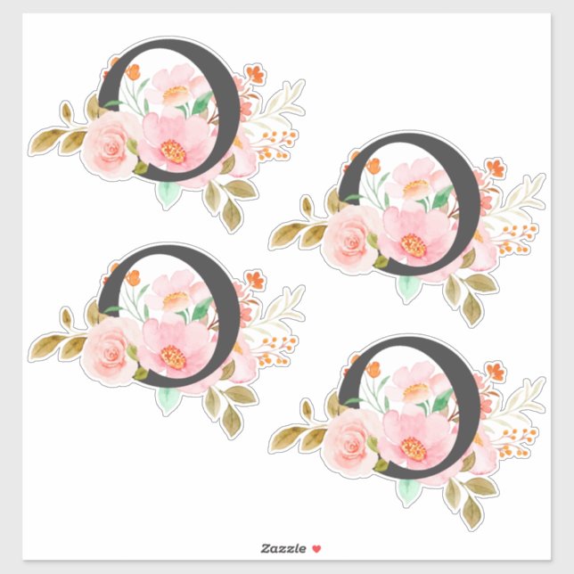 Letter O Sticker (Sheet)