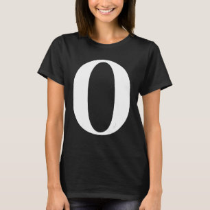 Letter O T-shirt - Alphabet Tees 1
