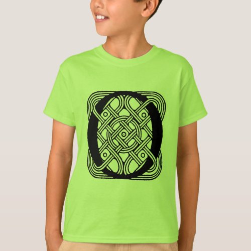 Letter O Vintage Celtic Knot Monogram T_Shirt