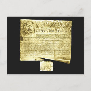 Letter of Marque for a Liverpool Skipper Postcard