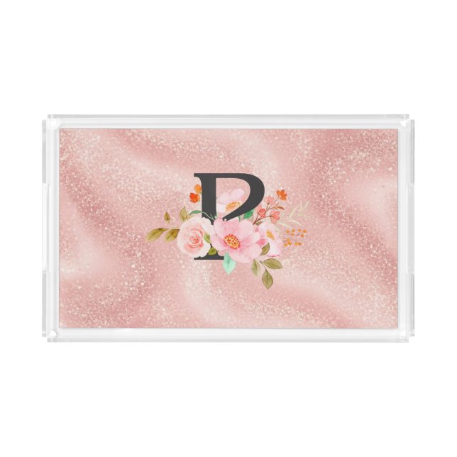Letter P Acrylic Tray (Front)
