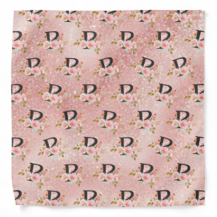Letter P Bandana
