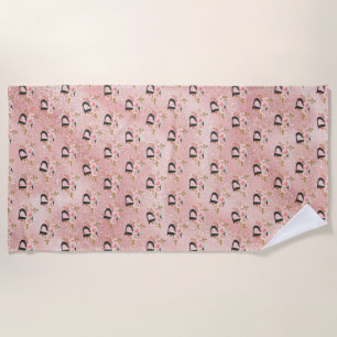 Letter P Beach Towel
