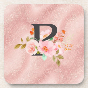Letter P Beverage Coaster