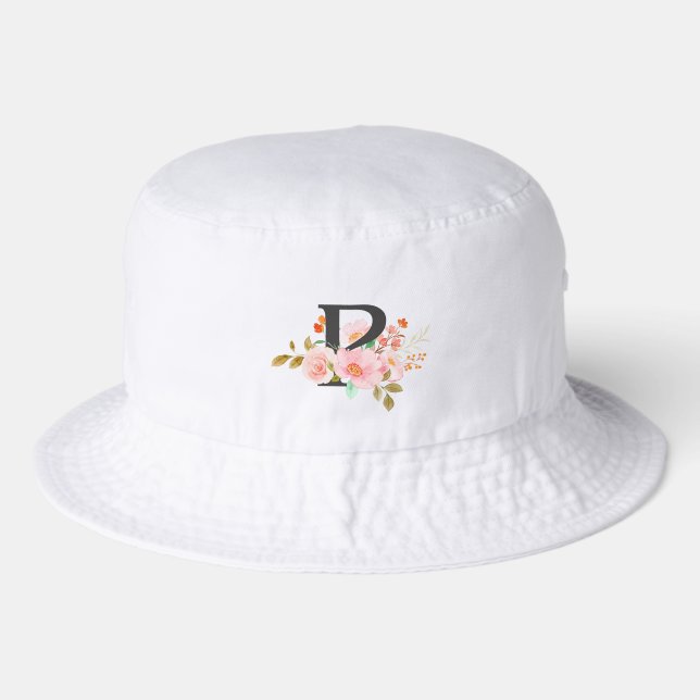 Letter P Bucket Hat (Front)