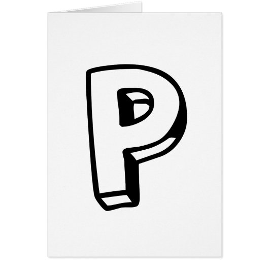Letter P Cards (Front)