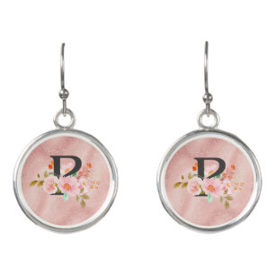Letter P Earrings