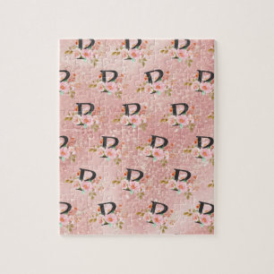 Letter P Jigsaw Puzzle