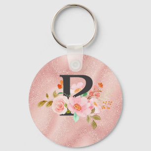 Letter P Keychain