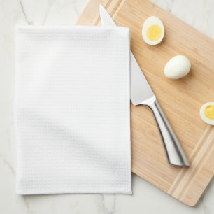 Letter P Kitchen towel with daisies