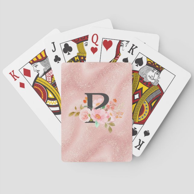 Letter P Poker Cards (Back)