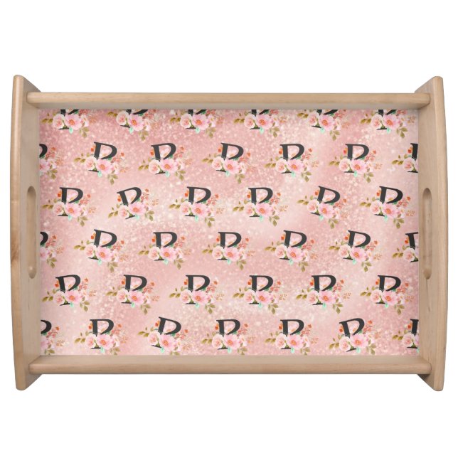Letter P Serving Tray (Front)
