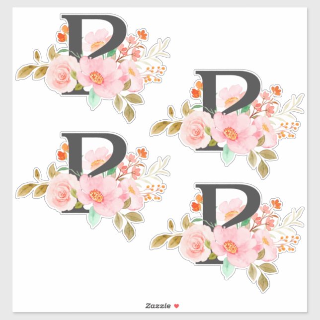 Letter P Sticker (Sheet)