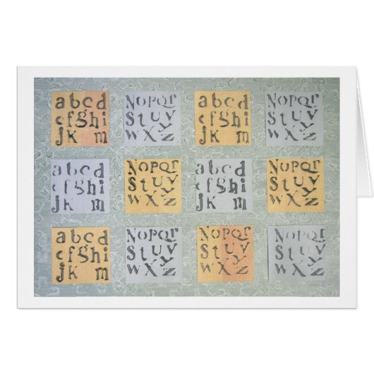 Letter Presses Cards (Front Horizontal)