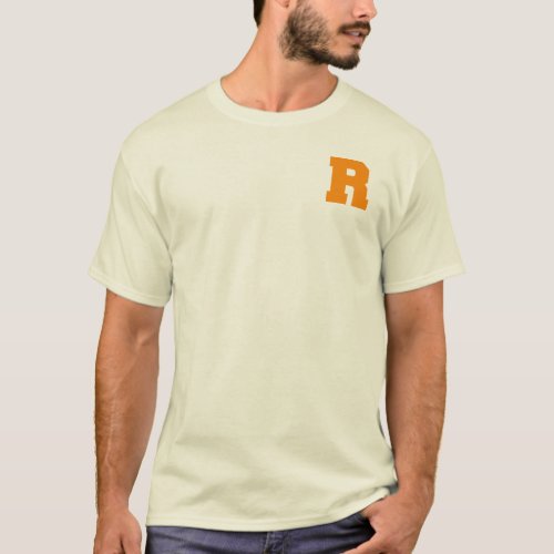 Letter Pride R Orangepng T_Shirt