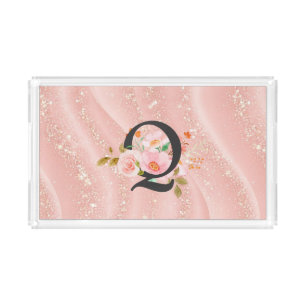 Letter Q Acrylic Tray