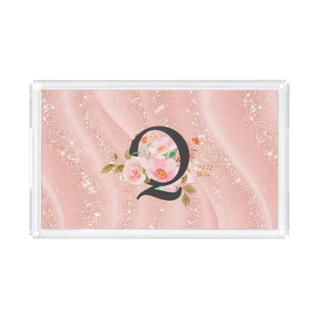 Letter Q Acrylic Tray (Front)