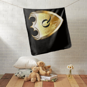 Letter Q Capital Alphabet Baby Blanket