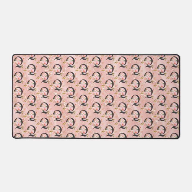 Letter Q Desk Mat (Front)