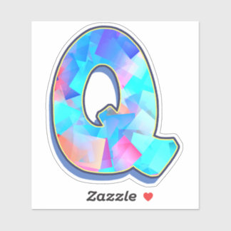 Letter Q_ Graffiti Alphabet Letters Sticker