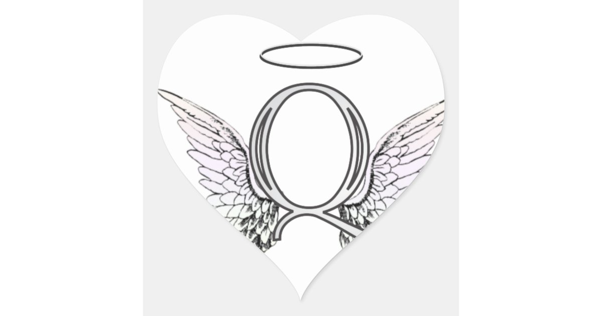 Letter K Initial Monogram with Angel Wings & Halo Gift Box, Zazzle