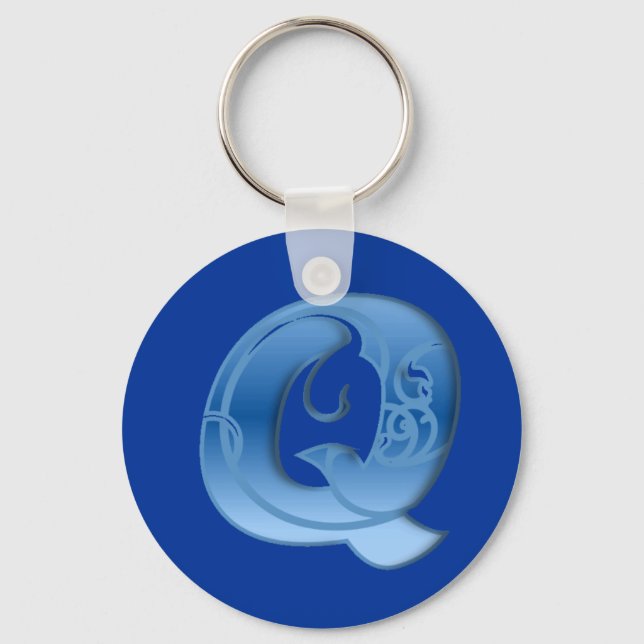 Letter Q Keychain (Front)