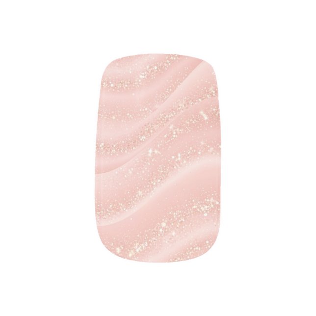 Letter Q Minx Nail Art (Left Thumb)
