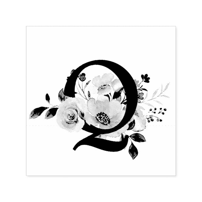 Letter Q Self-inking Stamp (Design)