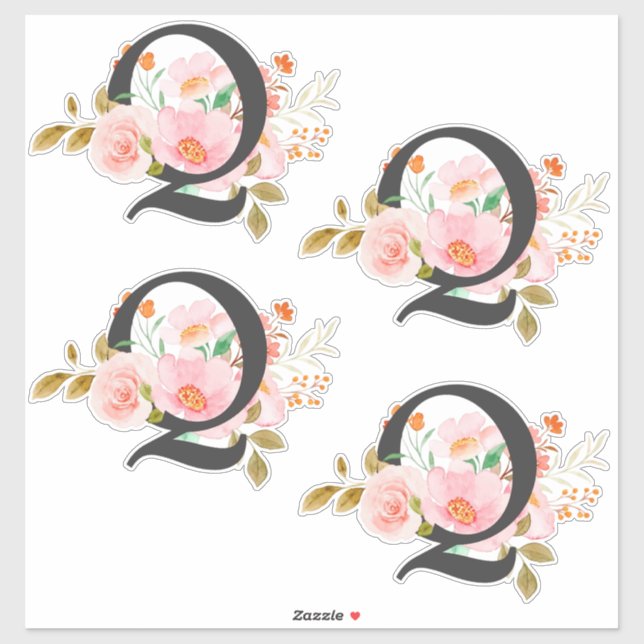 Letter Q Sticker (Sheet)