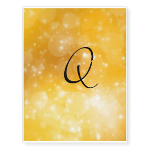 Letter Q Temporary Tattoos