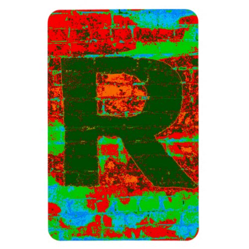 Letter R Alphabet Photography Magnet