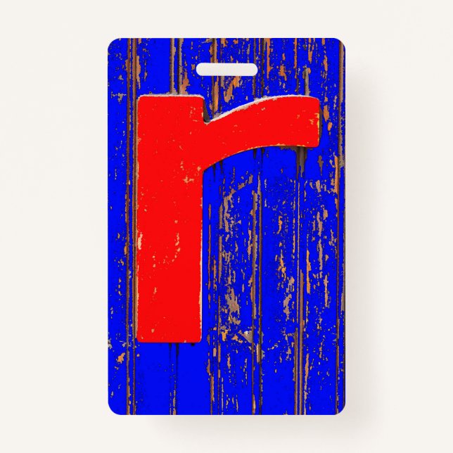 Letter r badge (Front)