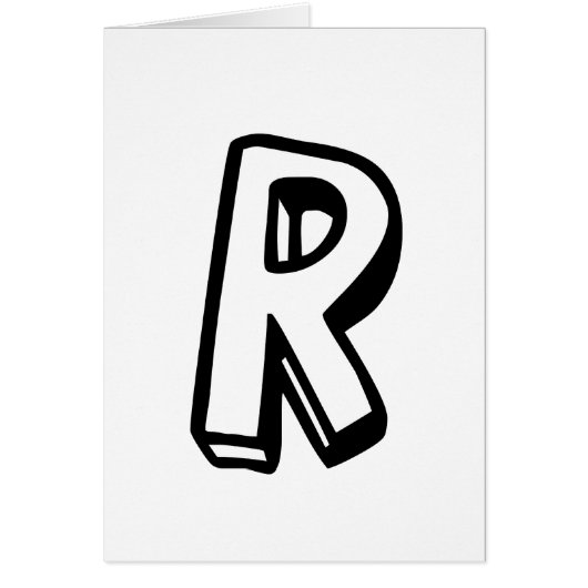 Letter R Cards (Front)