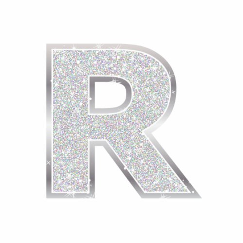 Letter R Cutout