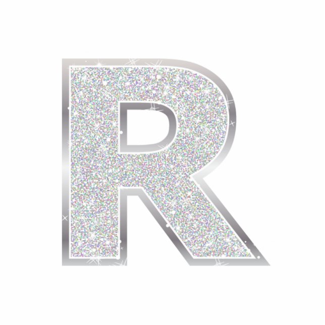 Letter R Cutout (Front)